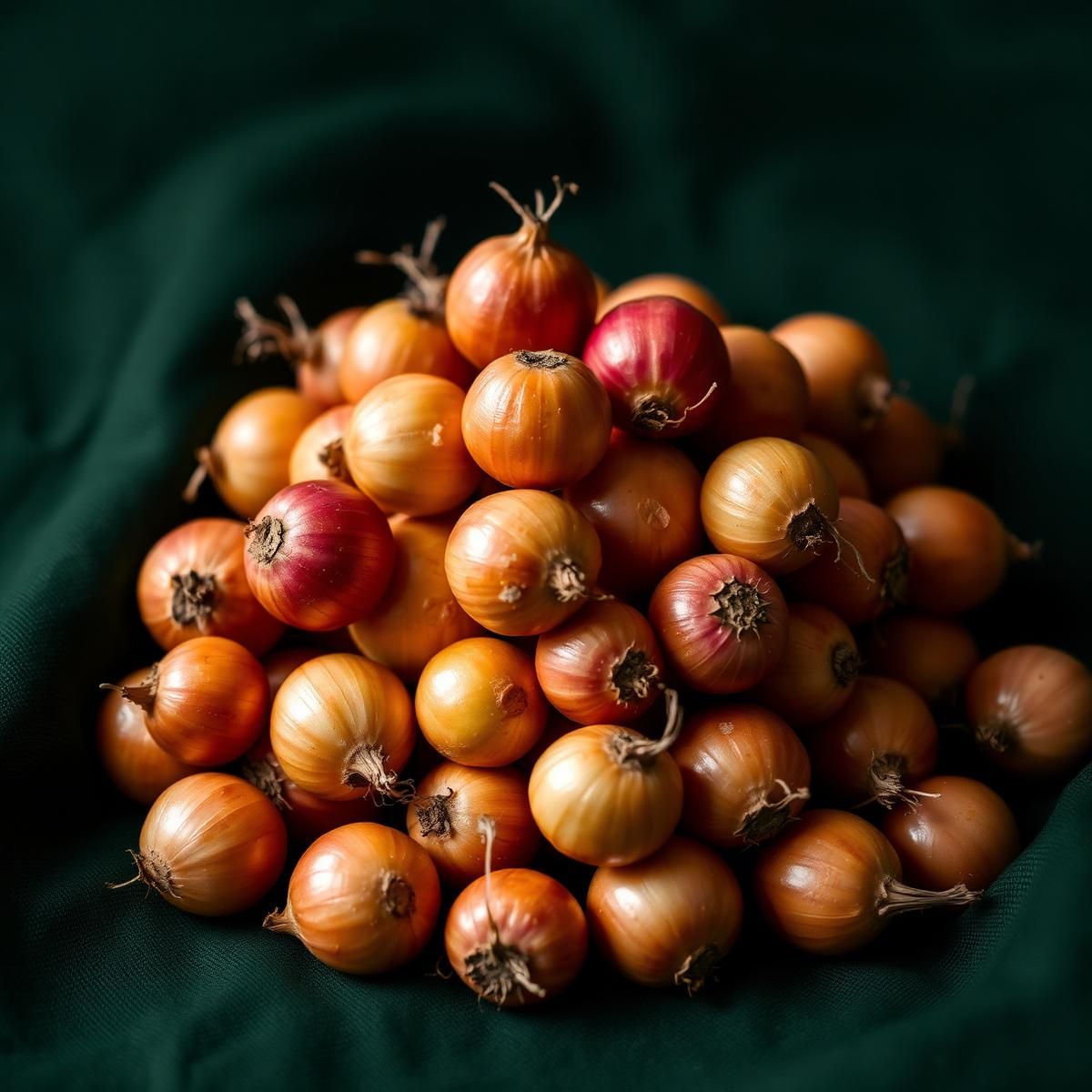 Tříděná žlutá cibule